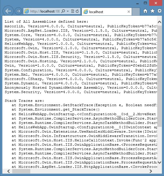 Getting Assemblies List in Application